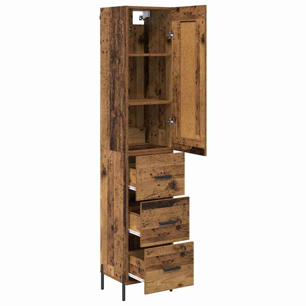 Haut Armoire Bois Ancien 34,5 x 34 x 180 cm Bois d'ingénierie - XIOS