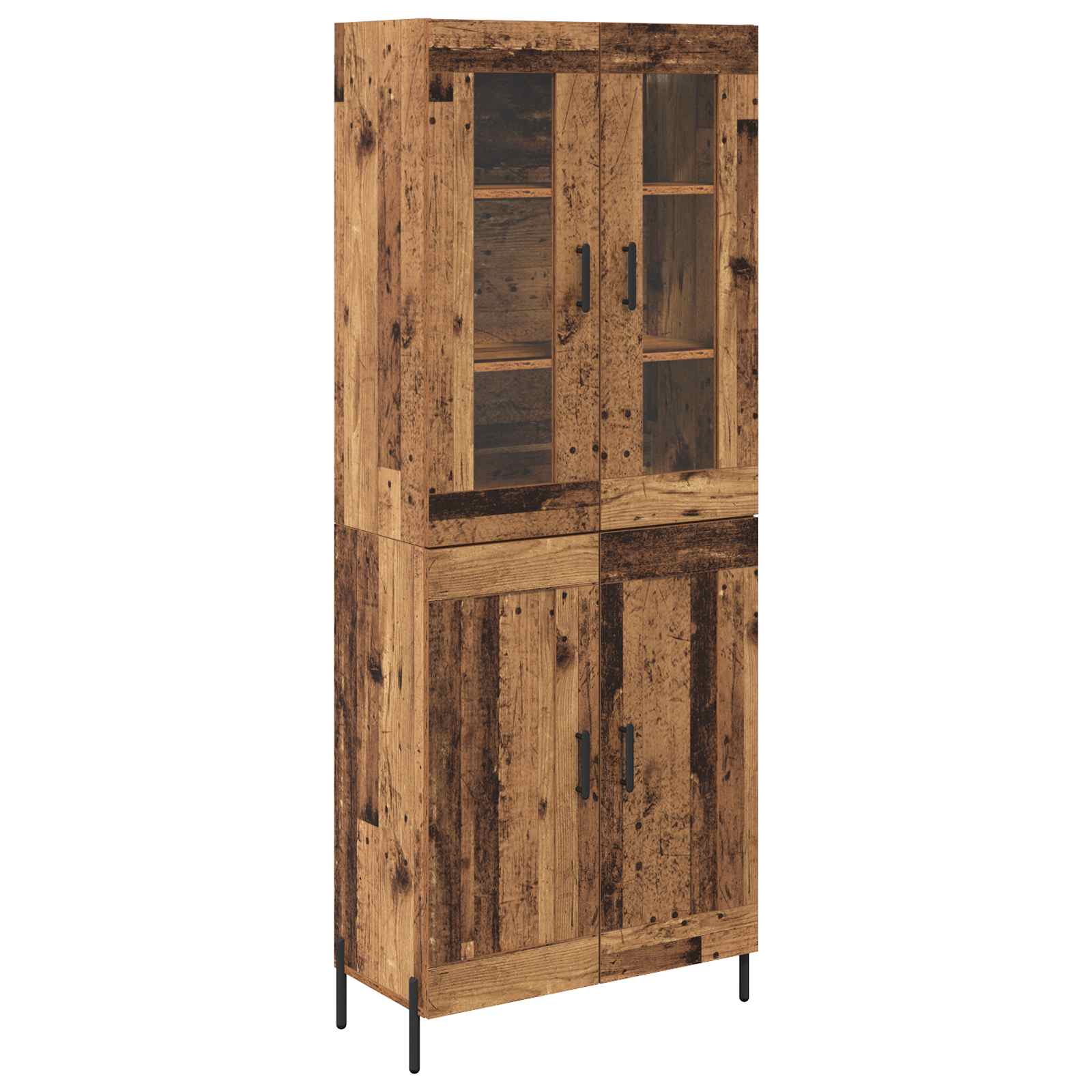 Haut Armoire Bois Ancien 69,5 x 34 x 180 cm Bois d'ingénierie - XIOS