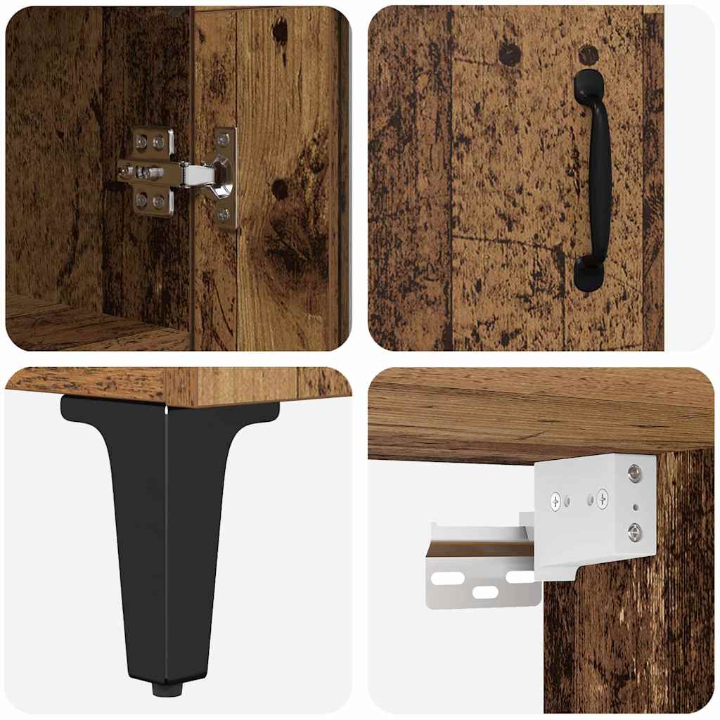 Haut Armoire Bois Ancien 69,5 x 34 x 180 cm Bois d'ingénierie - XIOS