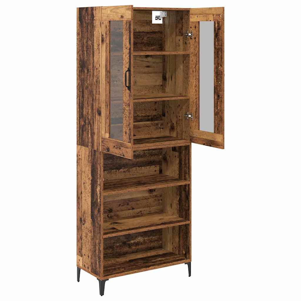 Haut Armoire Bois Ancien 69,5 x 34 x 180 cm Bois d'ingénierie - XIOS