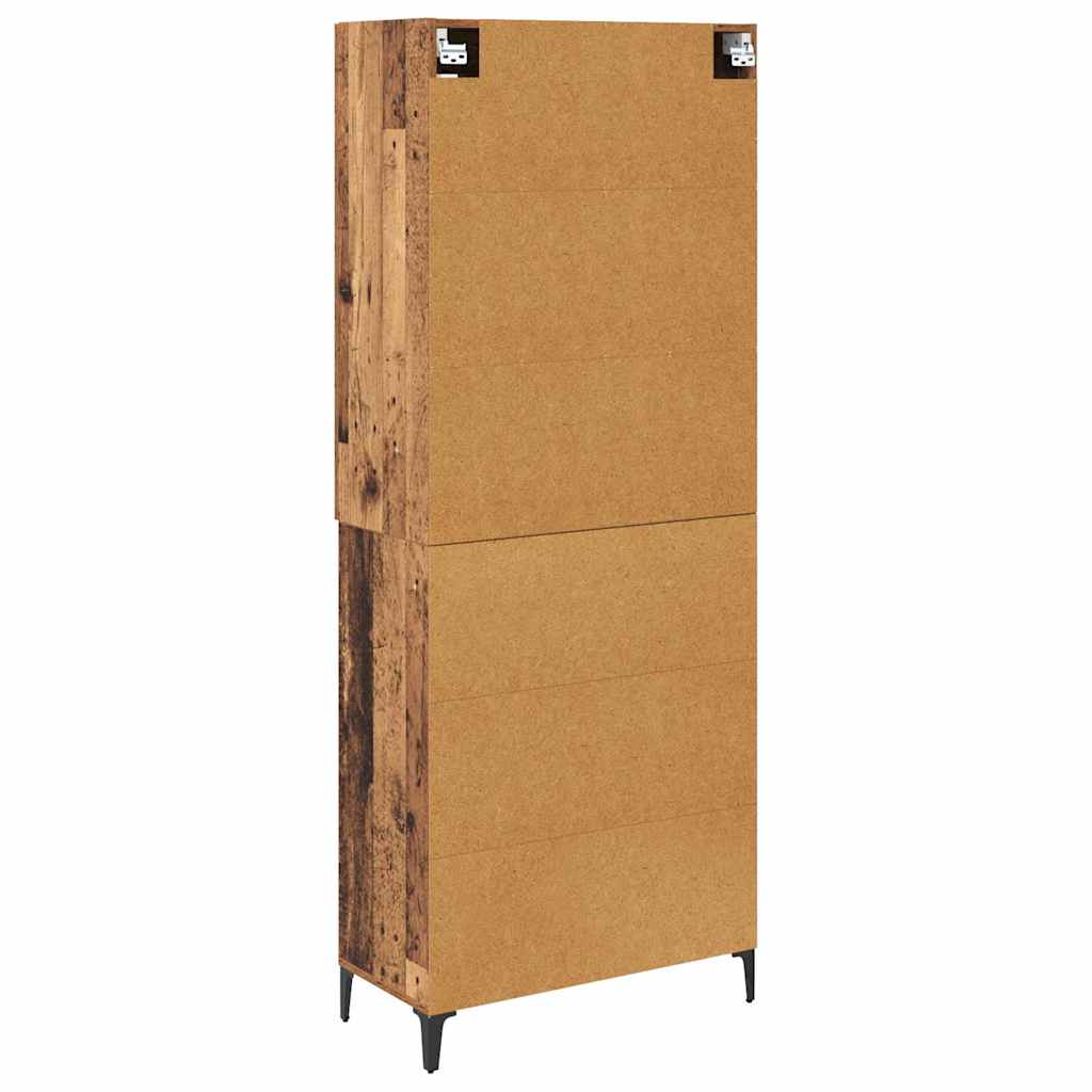 Haut Armoire Bois Ancien 69,5 x 34 x 180 cm Bois d'ingénierie - XIOS