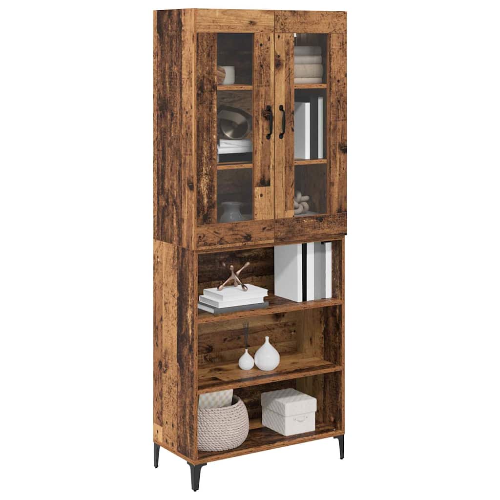 Haut Armoire Bois Ancien 69,5 x 34 x 180 cm Bois d'ingénierie - XIOS