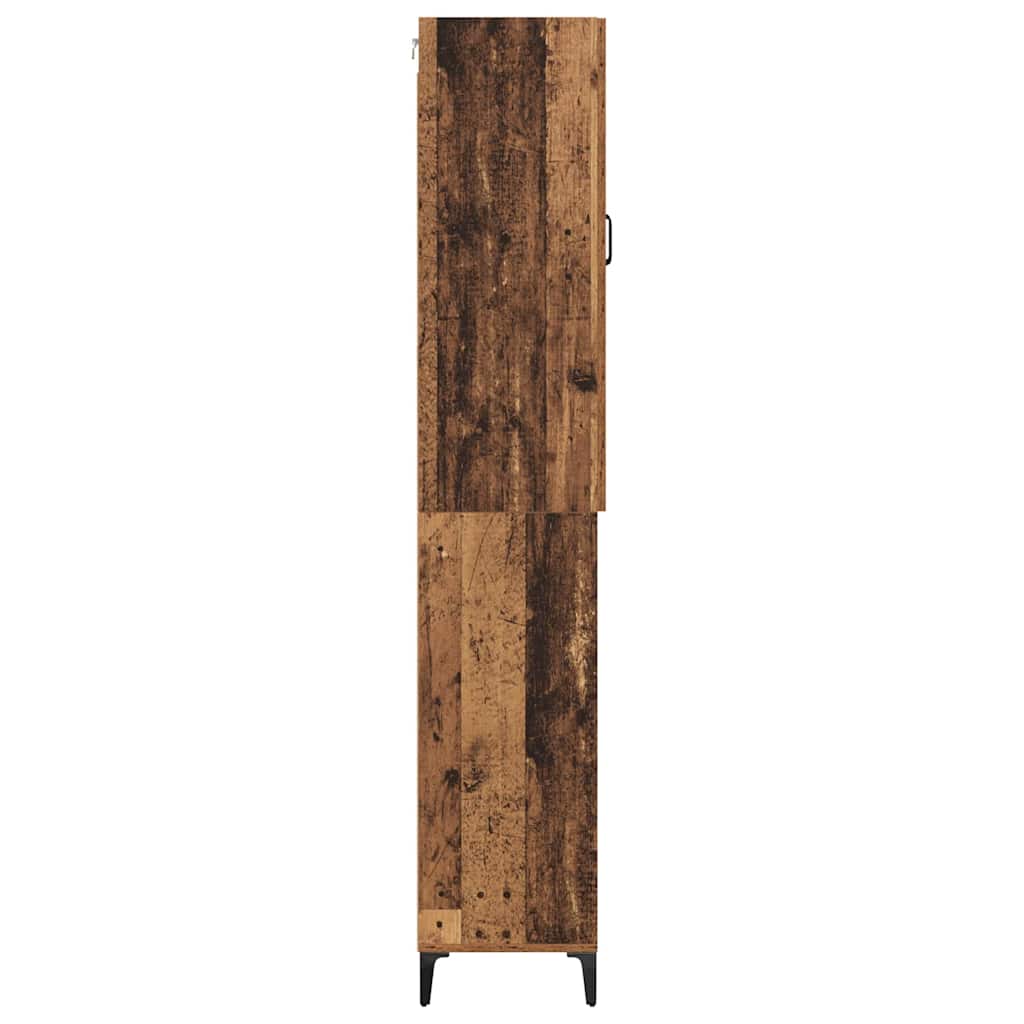 Haut Armoire Bois Ancien 69,5 x 34 x 180 cm Bois d'ingénierie - XIOS