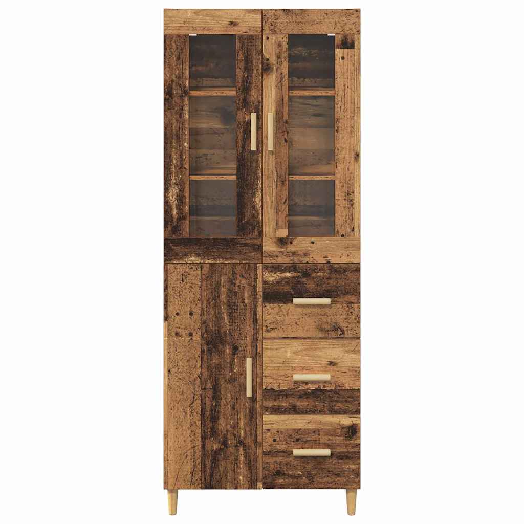 Haut Armoire Bois Ancien 69,5 x 34 x 180 cm Bois d'ingénierie - XIOS