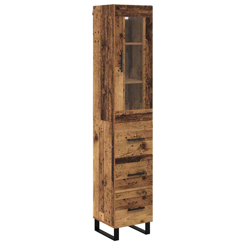 Haut Armoire Bois Ancien 34,5 x 34 x 180 cm Bois d'ingénierie - XIOS