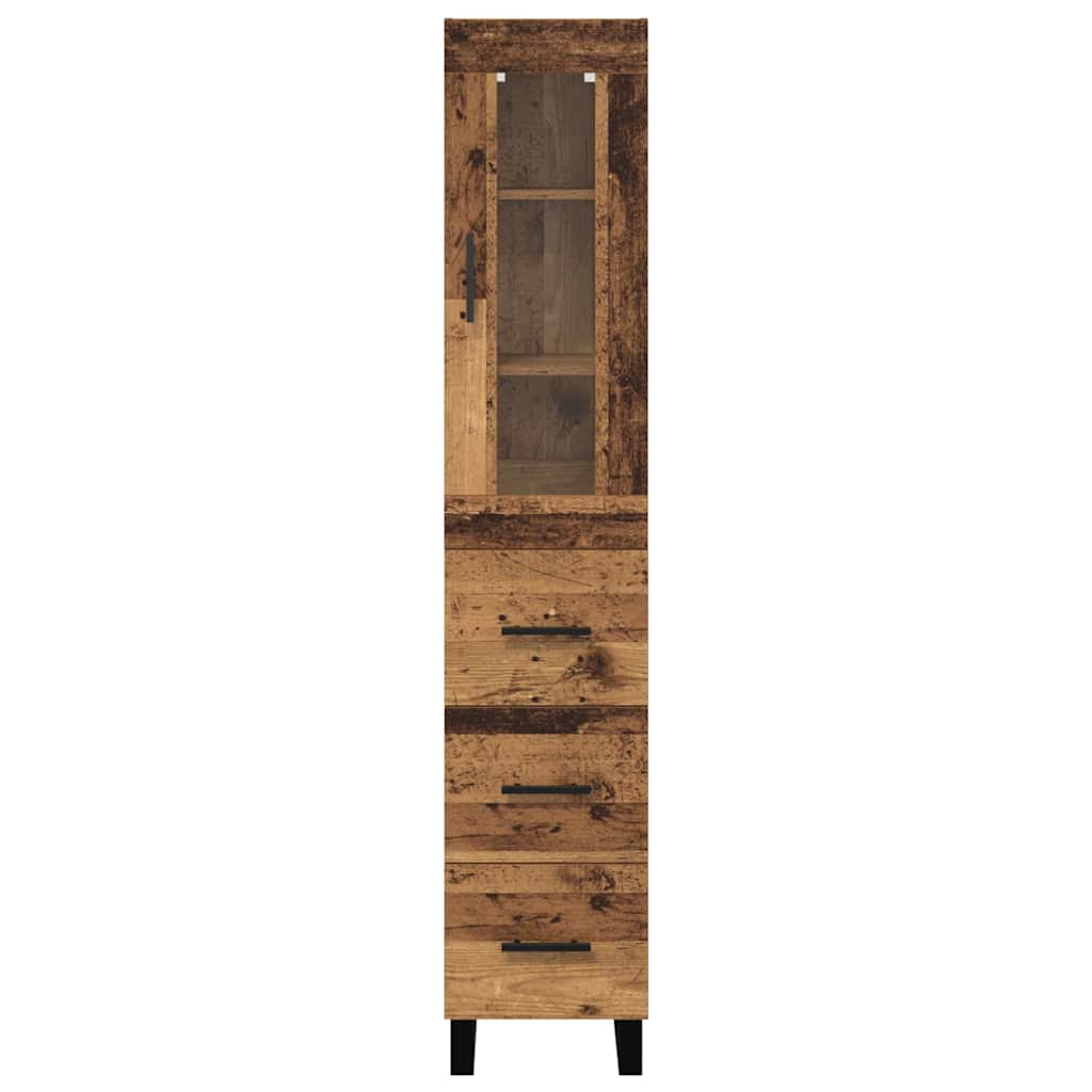 Haut Armoire Bois Ancien 34,5 x 34 x 180 cm Bois d'ingénierie - XIOS