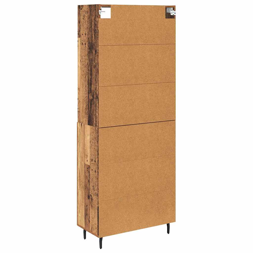 Haut Armoire Bois Ancien 69,5 x 34 x 180 cm - XIOS