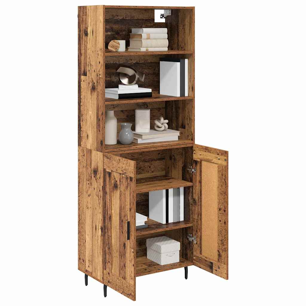 Haut Armoire Bois Ancien 69,5 x 34 x 180 cm - XIOS