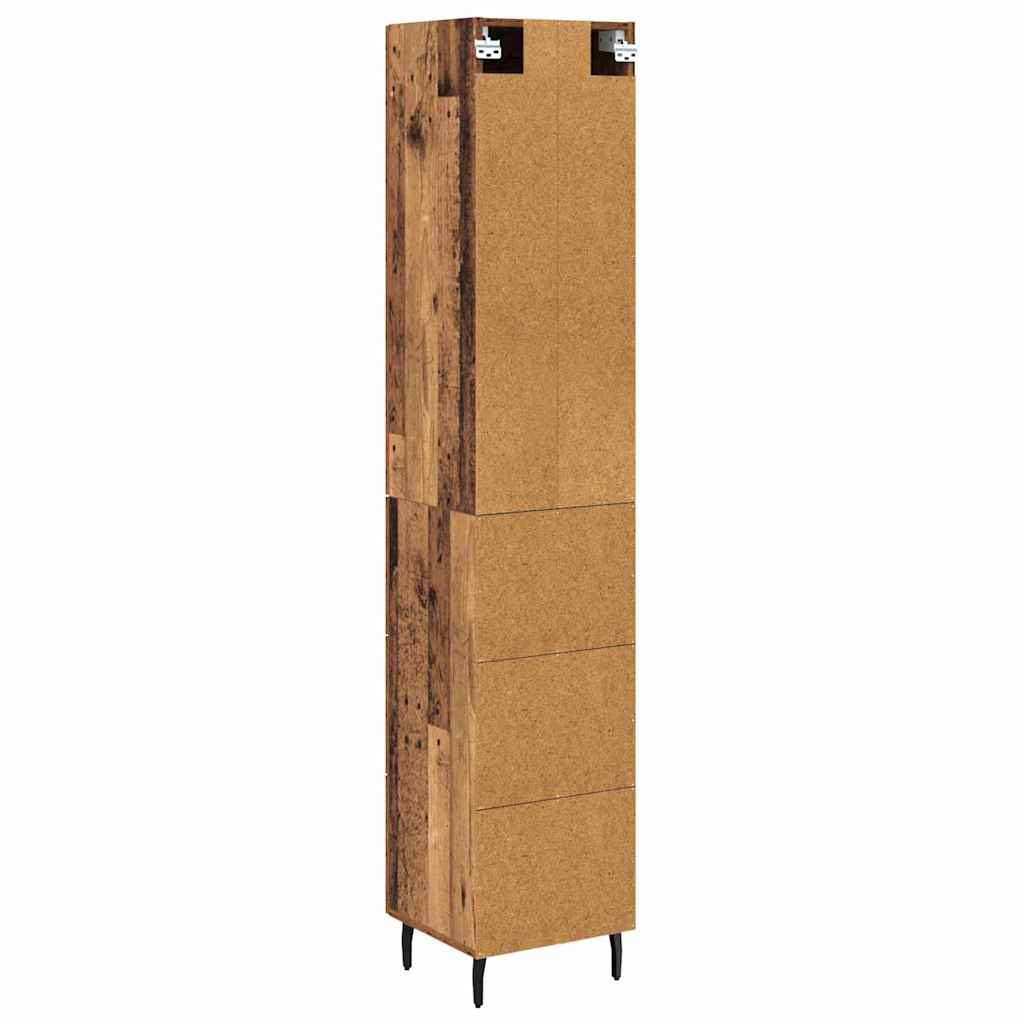 Haut Armoire Bois Ancien 34,5 x 34 x 180 cm Bois d'ingénierie - XIOS