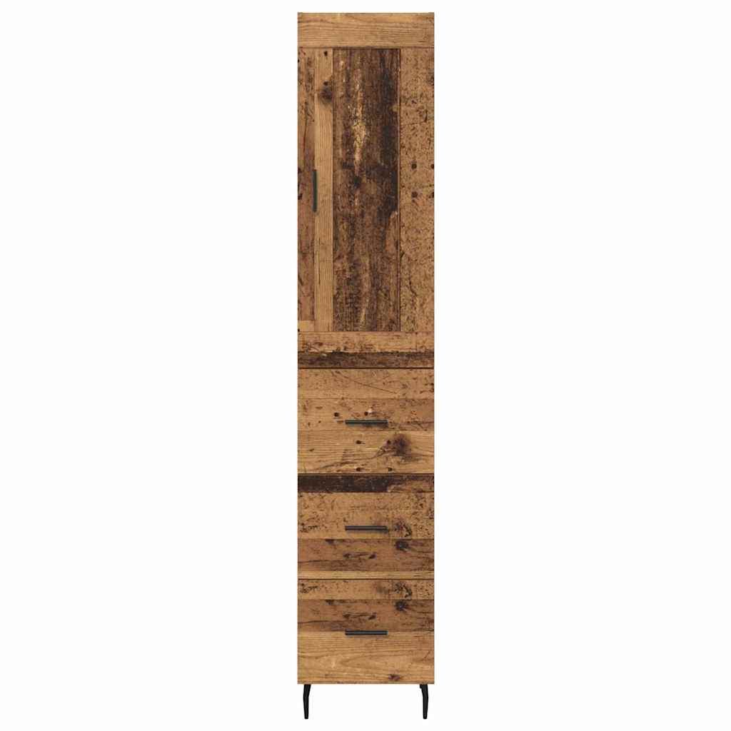 Haut Armoire Bois Ancien 34,5 x 34 x 180 cm Bois d'ingénierie - XIOS