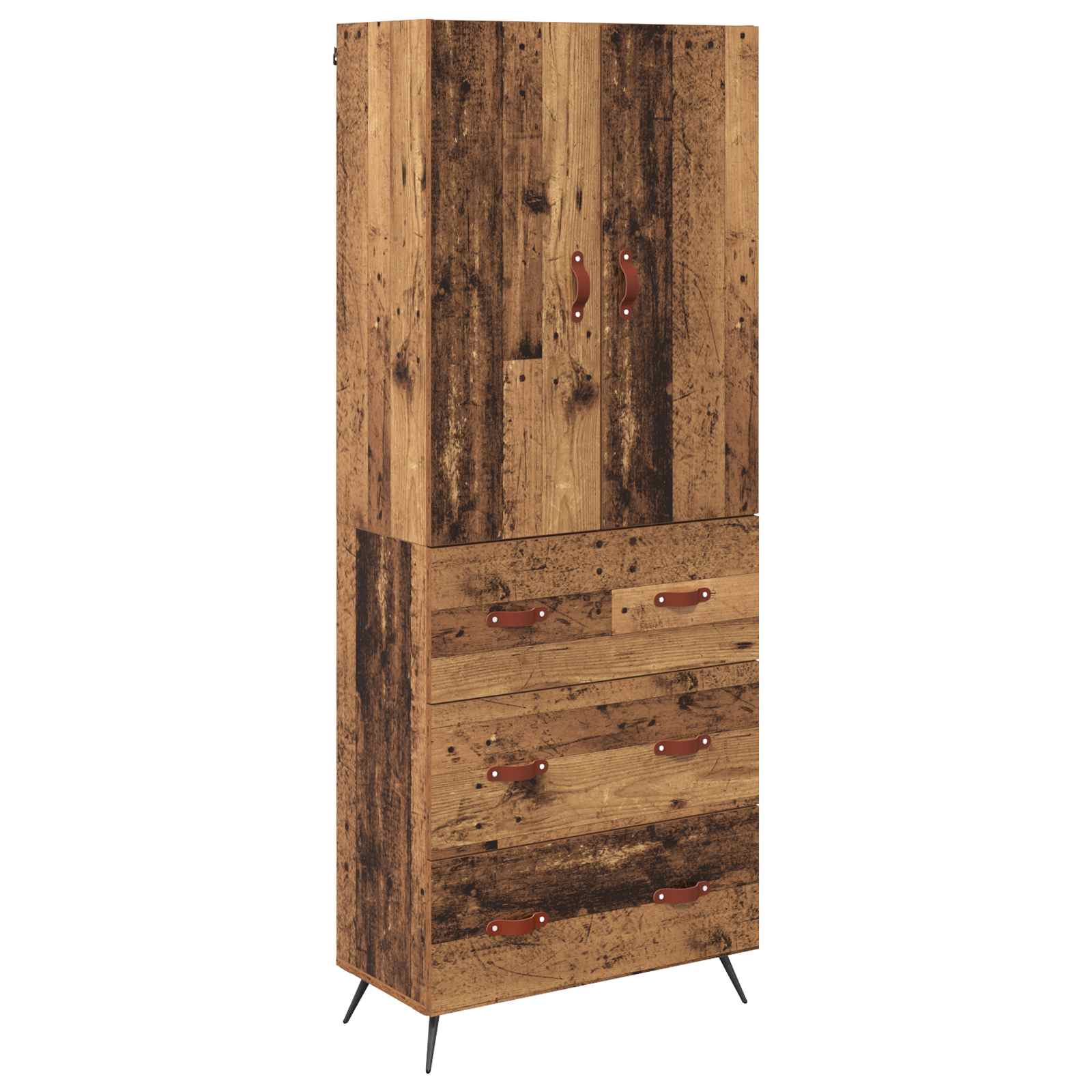 Haut Armoire Bois Ancien 69,5 x 34 x 180 cm Bois d'ingénierie