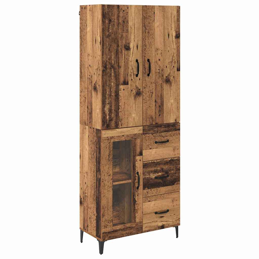 Haut Armoire Bois Ancien 69,5 x 34 x 180 cm Bois d'ingénierie - XIOS