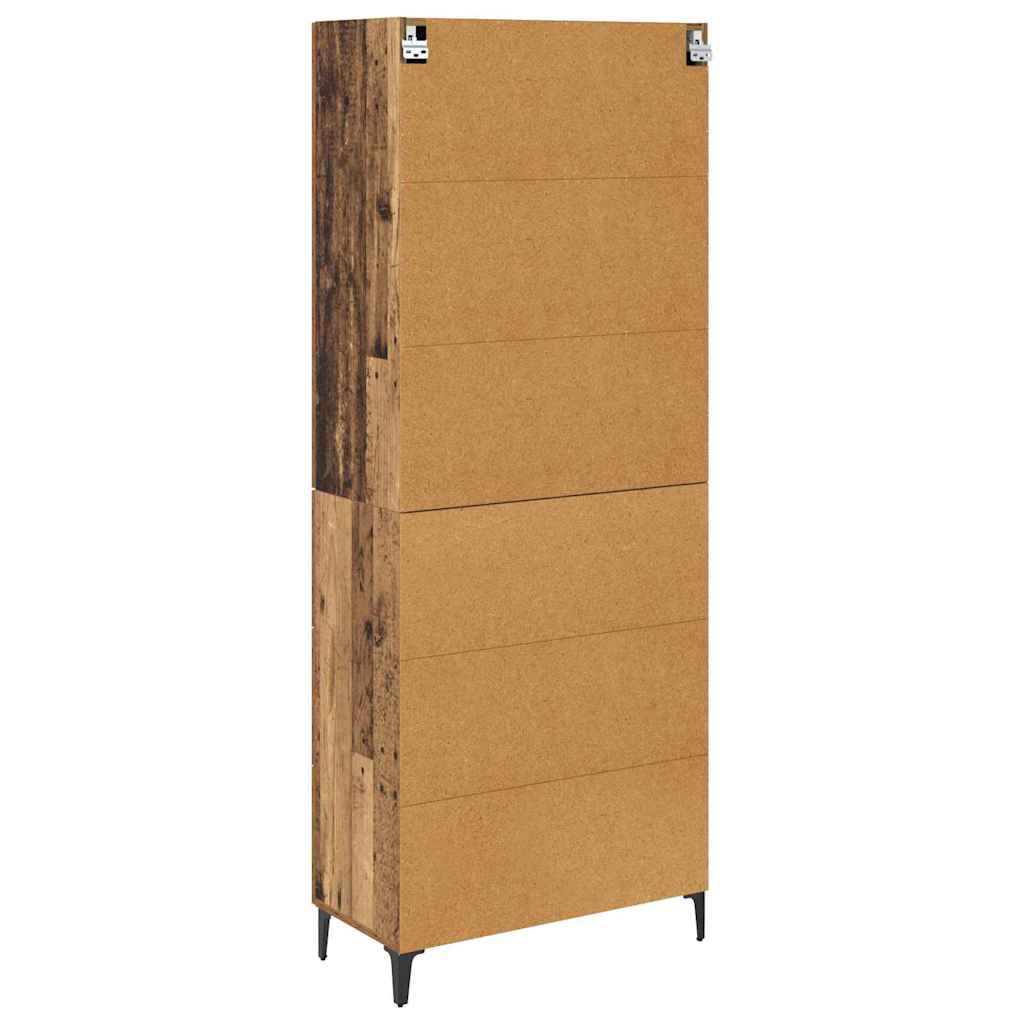 Haut Armoire Bois Ancien 69,5 x 34 x 180 cm Bois d'ingénierie - XIOS