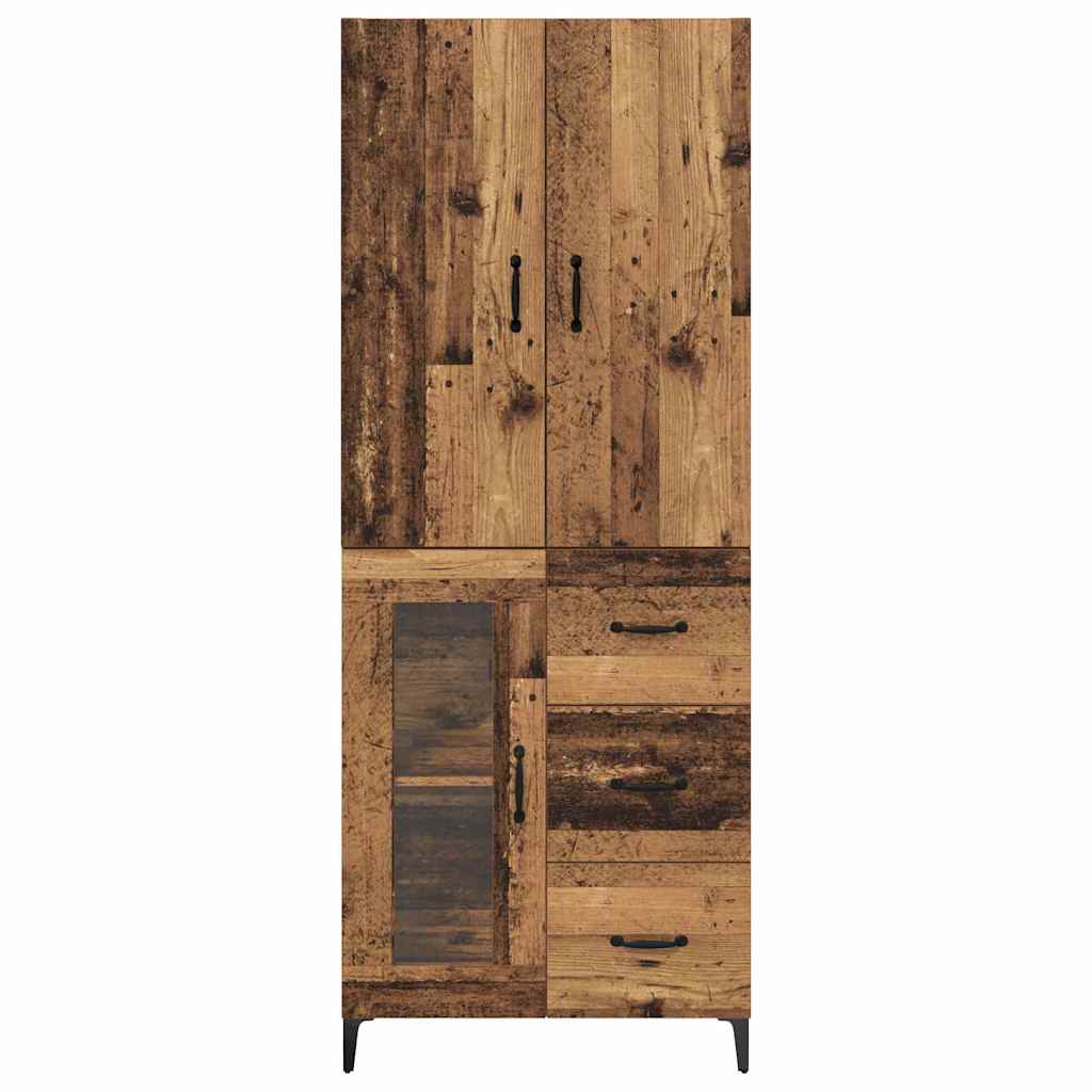 Haut Armoire Bois Ancien 69,5 x 34 x 180 cm Bois d'ingénierie - XIOS