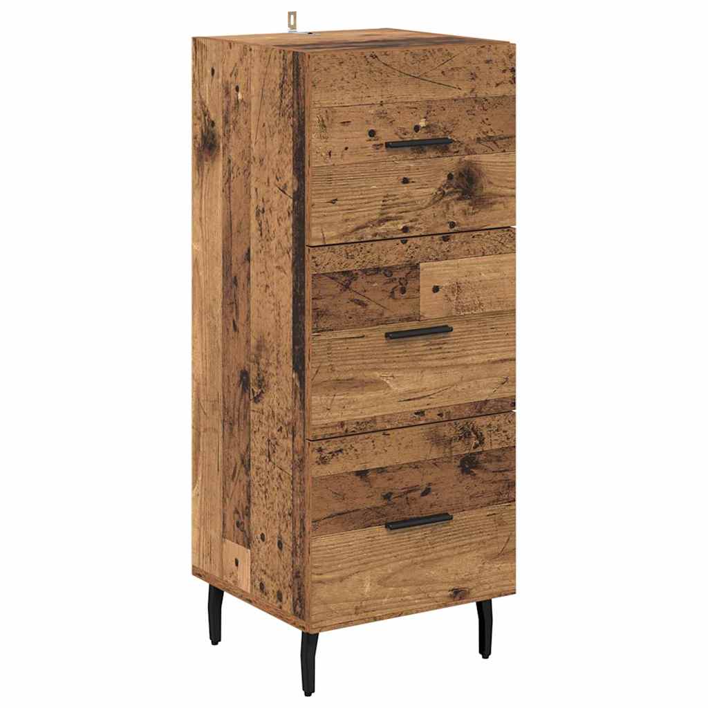 Haut Armoire Bois Ancien 34,5 x 34 x 180 cm Bois d'ingénierie - XIOS
