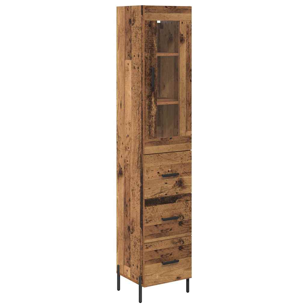 Haut Armoire Bois Ancien 34,5 x 34 x 180 cm Bois d'ingénierie - XIOS