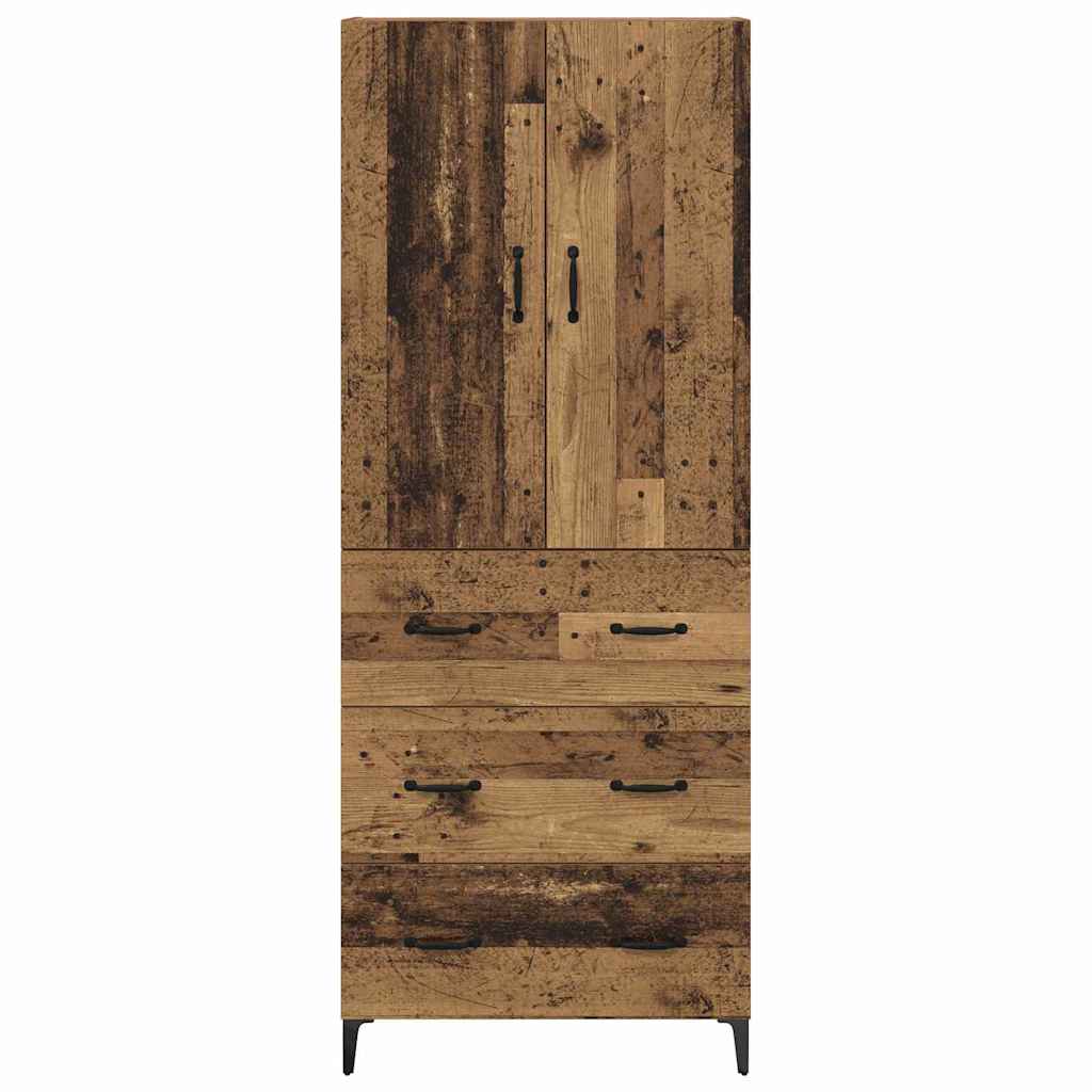 Haut Armoire Bois Ancien 69,5 x 34 x 180 cm Bois d'ingénierie - XIOS
