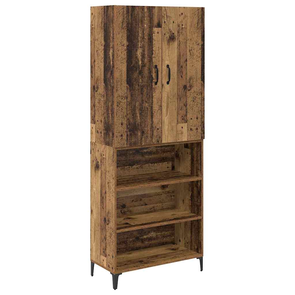 Haut Armoire Bois Ancien 69,5 x 34 x 180 cm Bois d'ingénierie - XIOS
