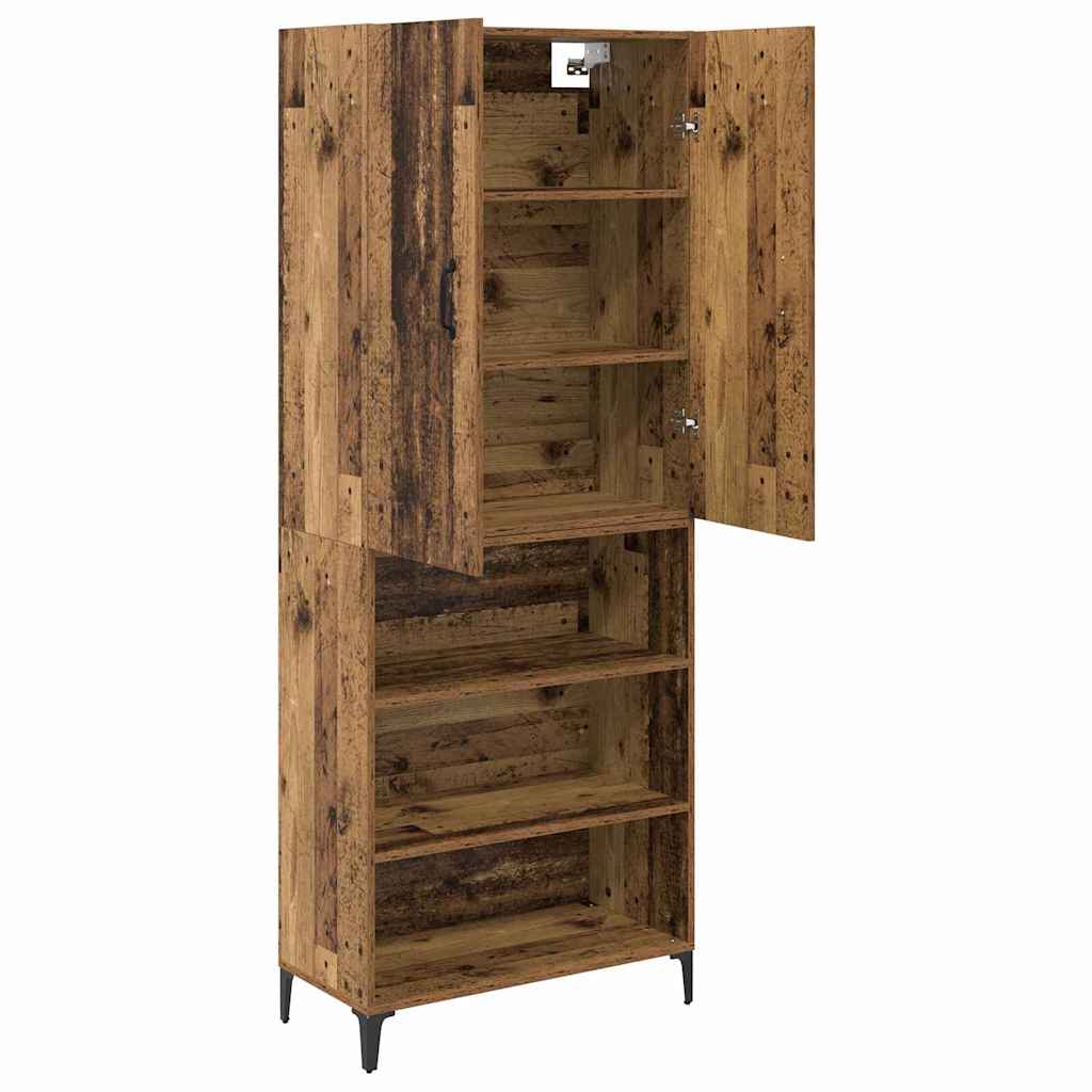 Haut Armoire Bois Ancien 69,5 x 34 x 180 cm Bois d'ingénierie - XIOS