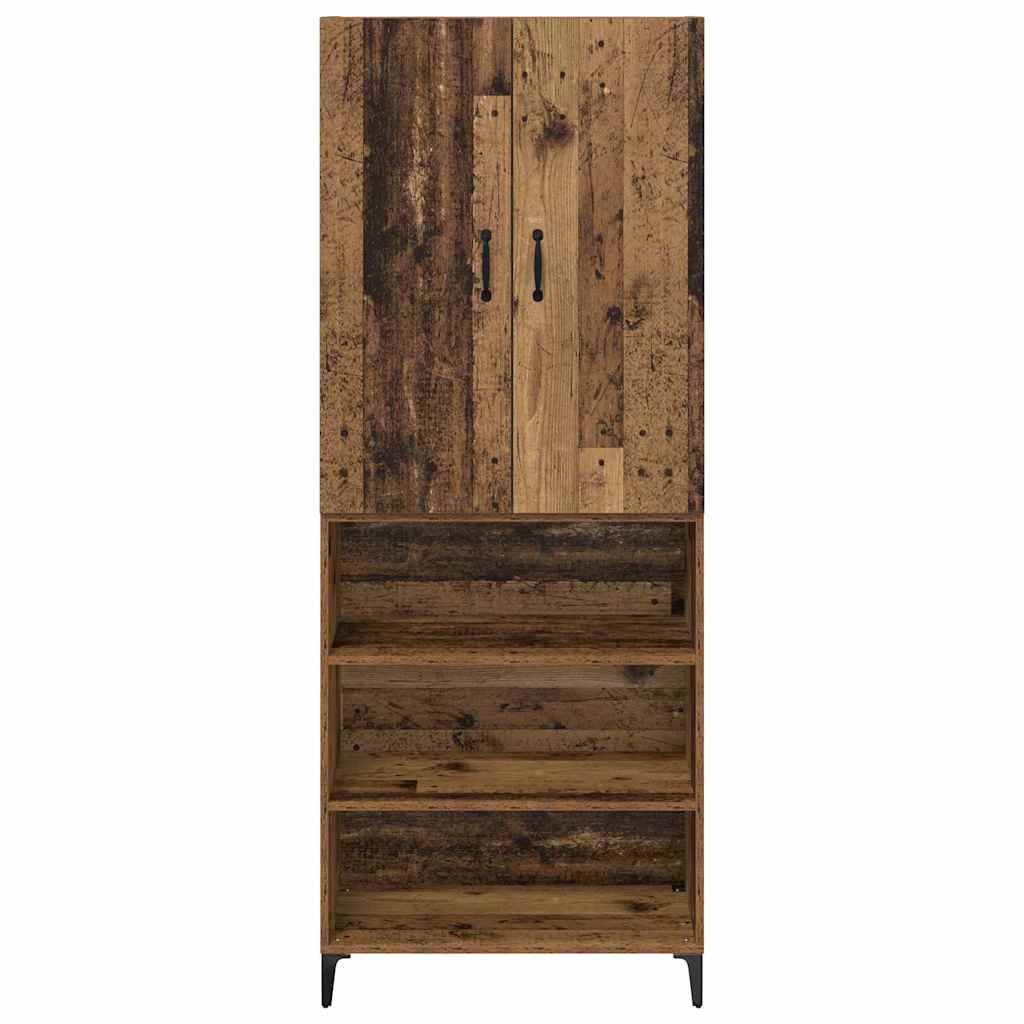Haut Armoire Bois Ancien 69,5 x 34 x 180 cm Bois d'ingénierie - XIOS