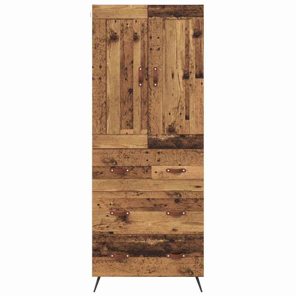 Haut Armoire Bois Ancien 69,5 x 34 x 180 cm Bois d'ingénierie - XIOS