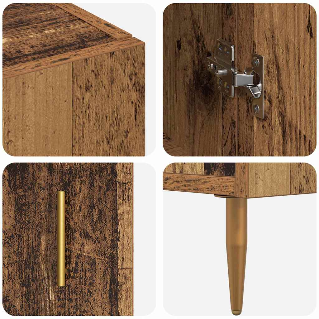 Haut Armoire Bois Ancien 69,5 x 34 x 180 cm Bois d'ingénierie - XIOS