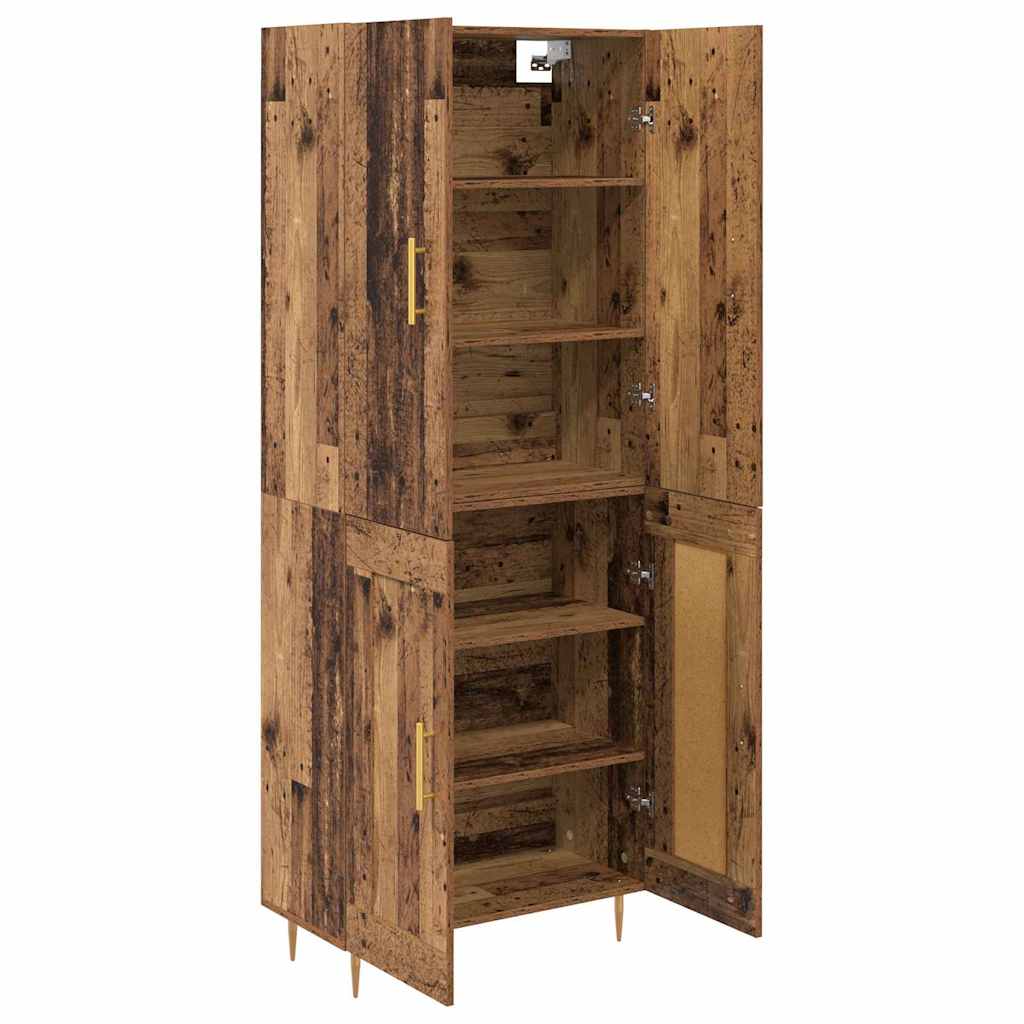 Haut Armoire Bois Ancien 69,5 x 34 x 180 cm Bois d'ingénierie - XIOS