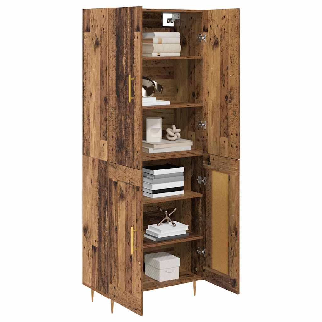 Haut Armoire Bois Ancien 69,5 x 34 x 180 cm Bois d'ingénierie - XIOS
