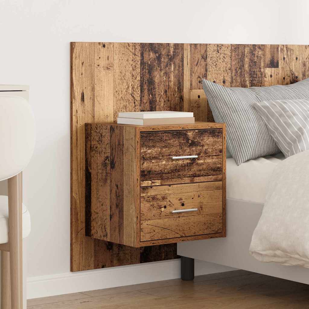 Tête de lit avec armoire 3 pcs Bois Ancien Bois d'ingénierie - XIOS