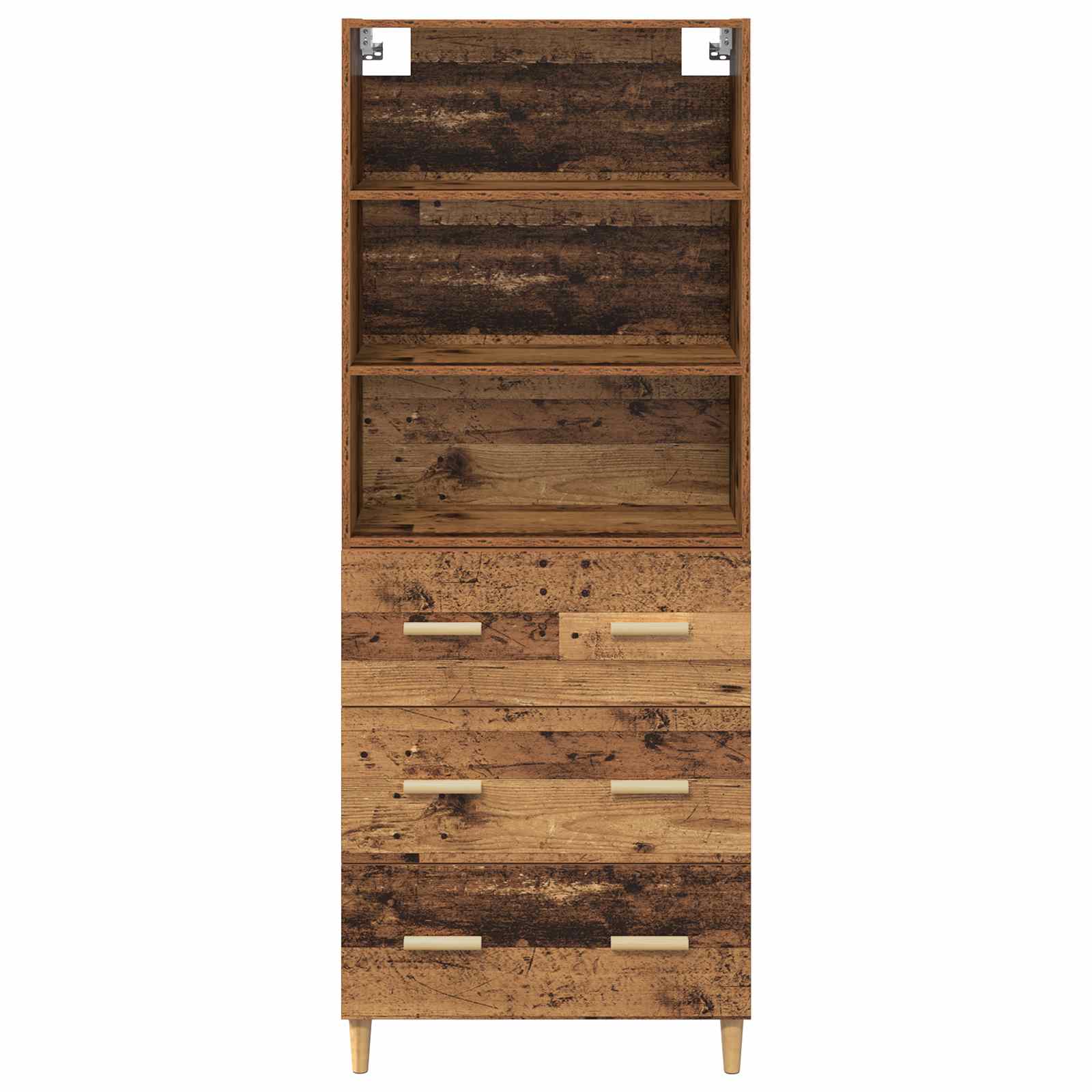 Haut Armoire Bois Ancien 69,5 x 32,5 x 180 cm Bois d'ingénierie - XIOS