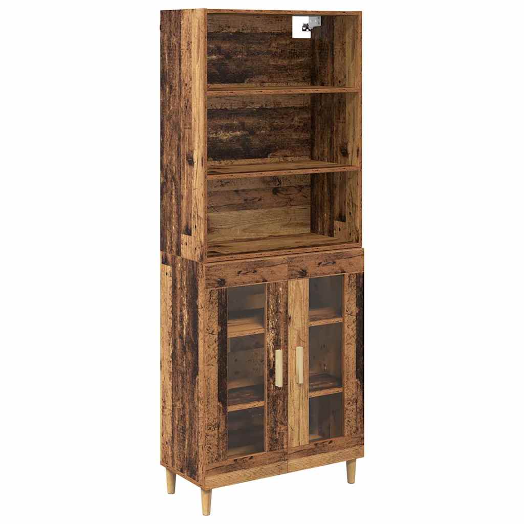 Haut Armoire Bois Ancien 69,5 x 32,5 x 180 cm Bois d'ingénierie - XIOS