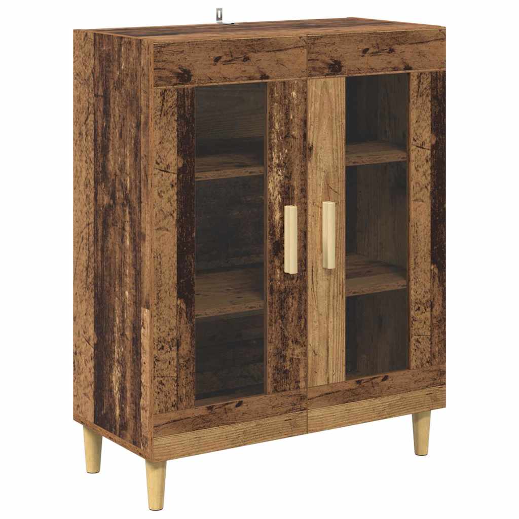 Haut Armoire Bois Ancien 69,5 x 32,5 x 180 cm Bois d'ingénierie - XIOS