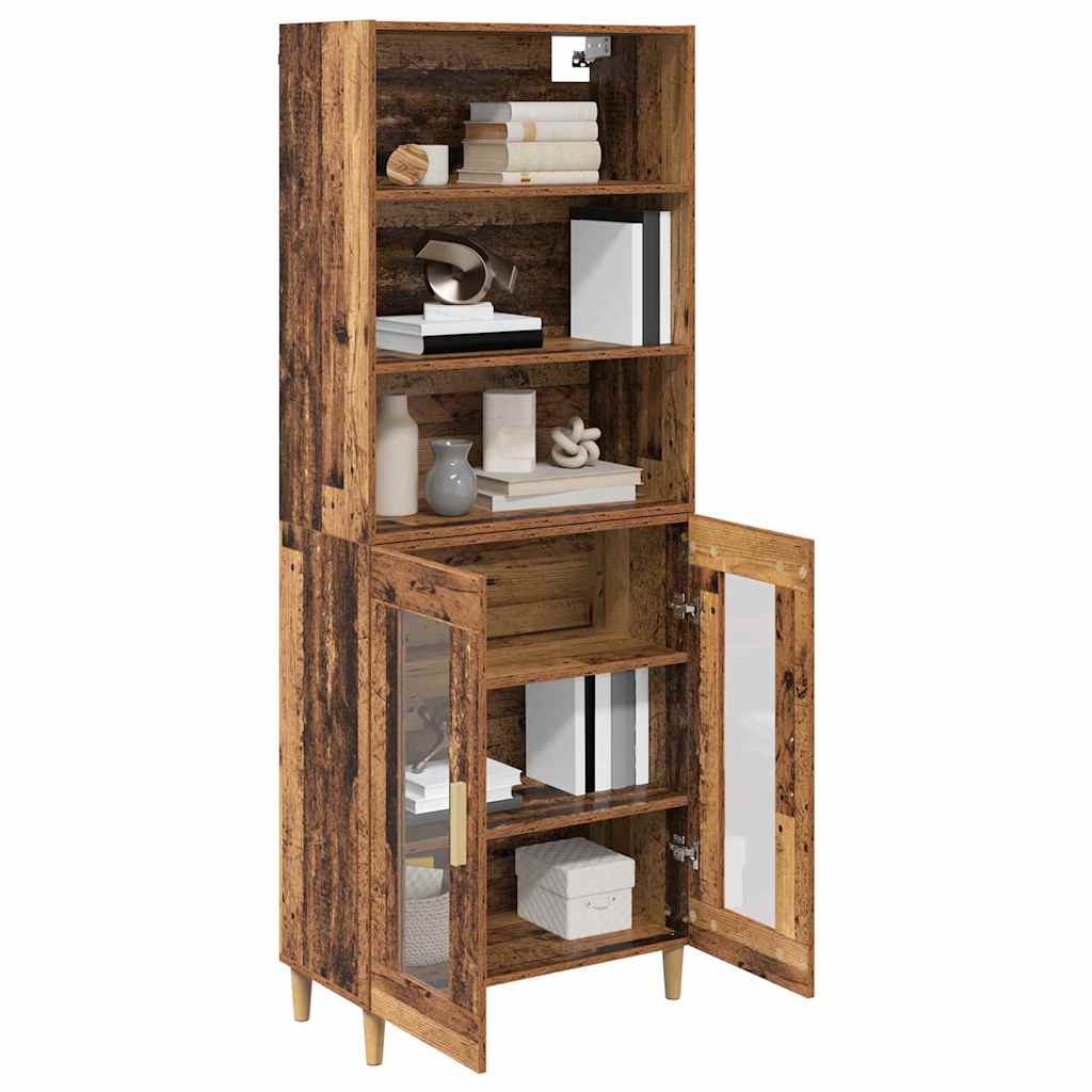 Haut Armoire Bois Ancien 69,5 x 32,5 x 180 cm Bois d'ingénierie - XIOS