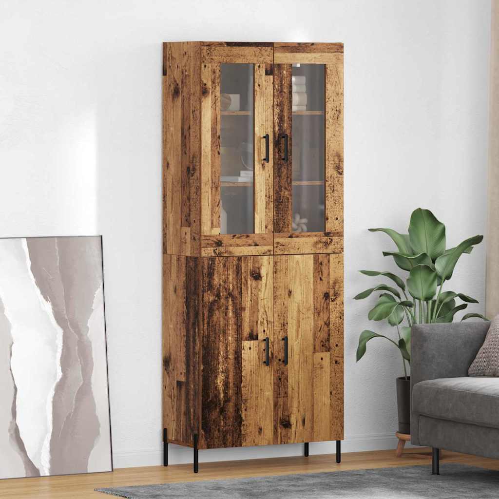 Haut Armoire Bois Ancien 69,5 x 34 x 180 cm Bois d'ingénierie - XIOS