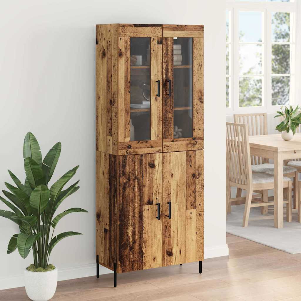 Haut Armoire Bois Ancien 69,5 x 34 x 180 cm Bois d'ingénierie - XIOS
