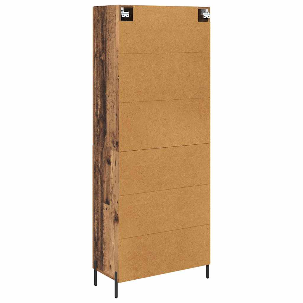 Haut Armoire Bois Ancien 69,5 x 34 x 180 cm Bois d'ingénierie - XIOS