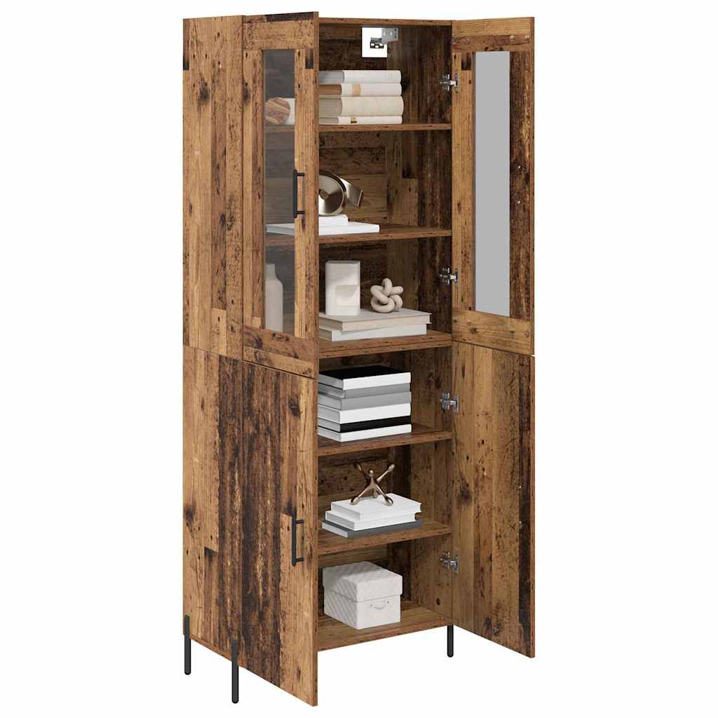 Haut Armoire Bois Ancien 69,5 x 34 x 180 cm Bois d'ingénierie - XIOS