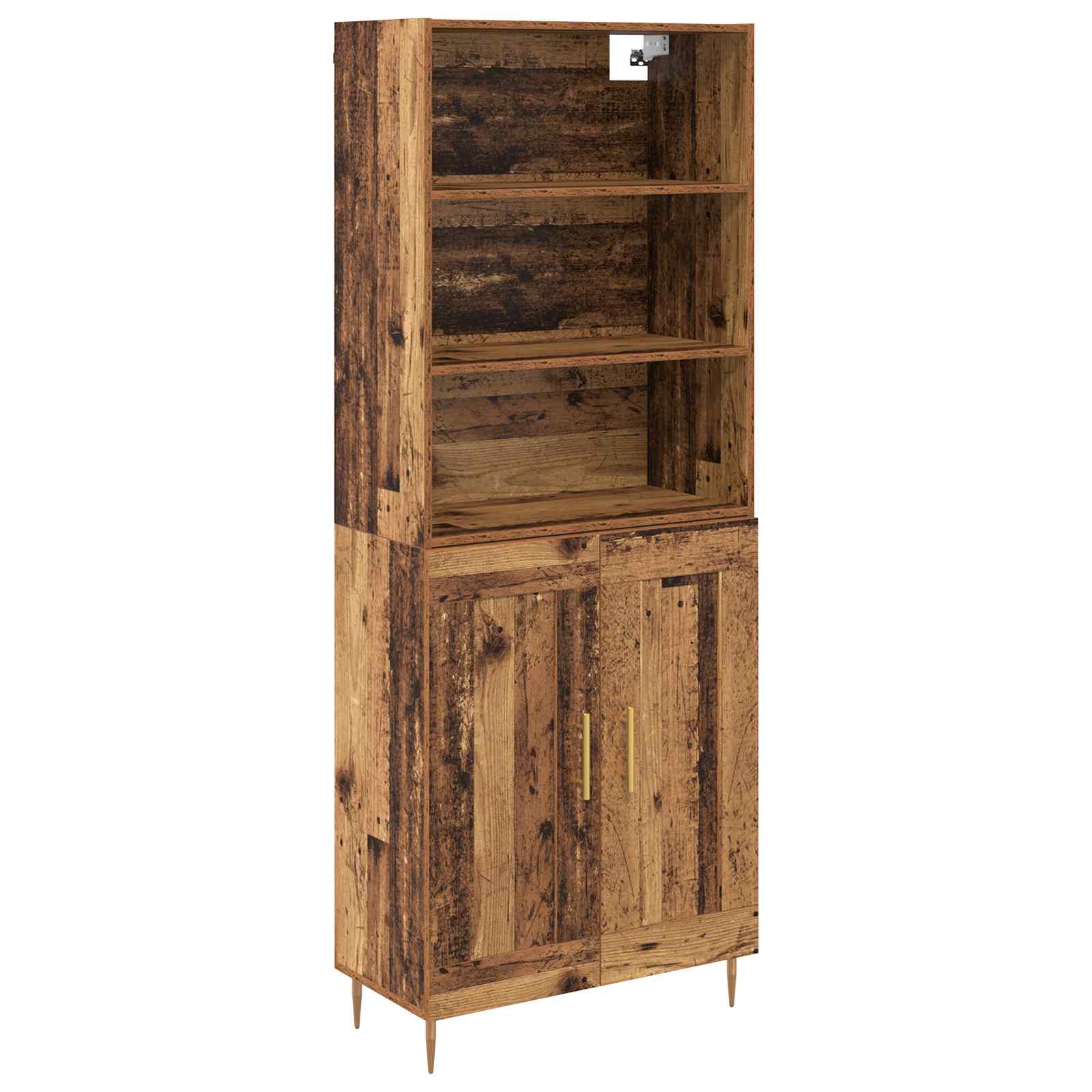 Haut Armoire Bois ancien 69,5 x 34 x 180 cm Bois d'ingénierie - XIOS