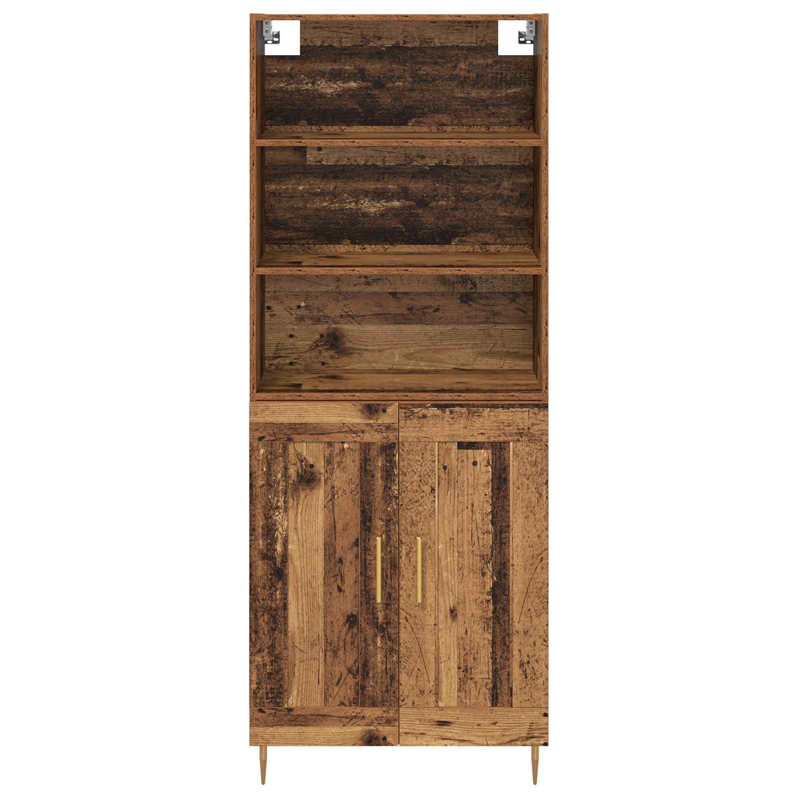 Haut Armoire Bois ancien 69,5 x 34 x 180 cm Bois d'ingénierie - XIOS