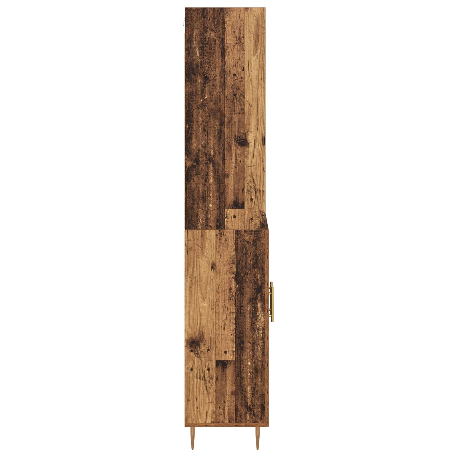 Haut Armoire Bois ancien 69,5 x 34 x 180 cm Bois d'ingénierie - XIOS