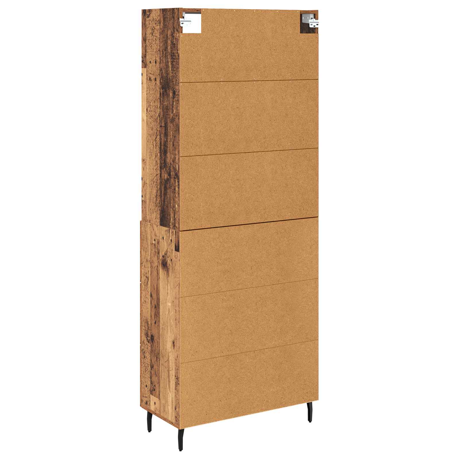 Haut Armoire avec tiroir 2 pcs Bois Ancien Bois d'ingénierie - XIOS
