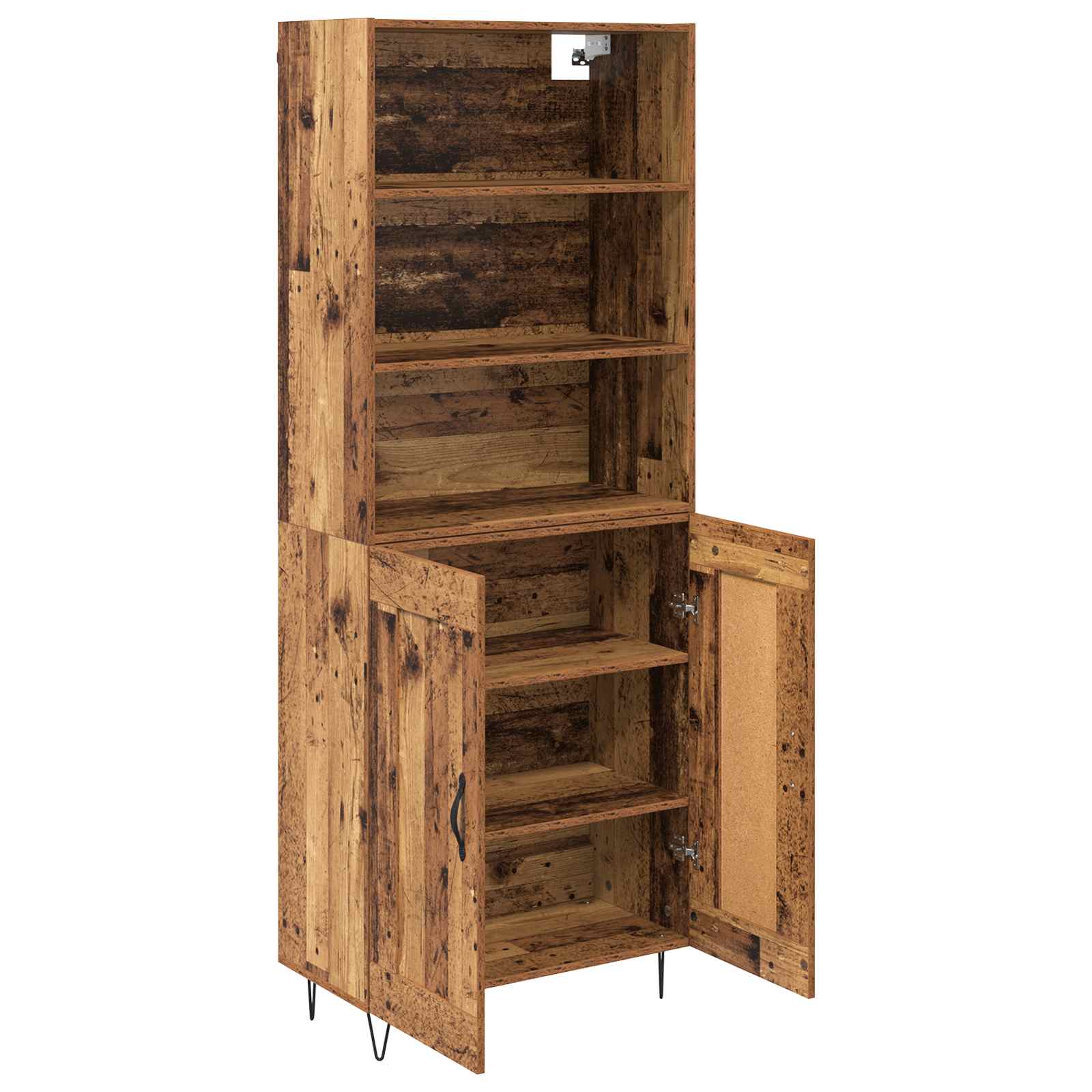 Haut Armoire Bois ancien 69,5 x 34 x 180 cm Bois d'ingénierie - XIOS