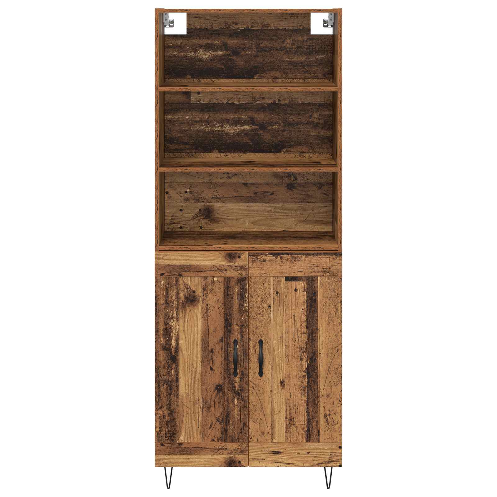 Haut Armoire Bois ancien 69,5 x 34 x 180 cm Bois d'ingénierie - XIOS