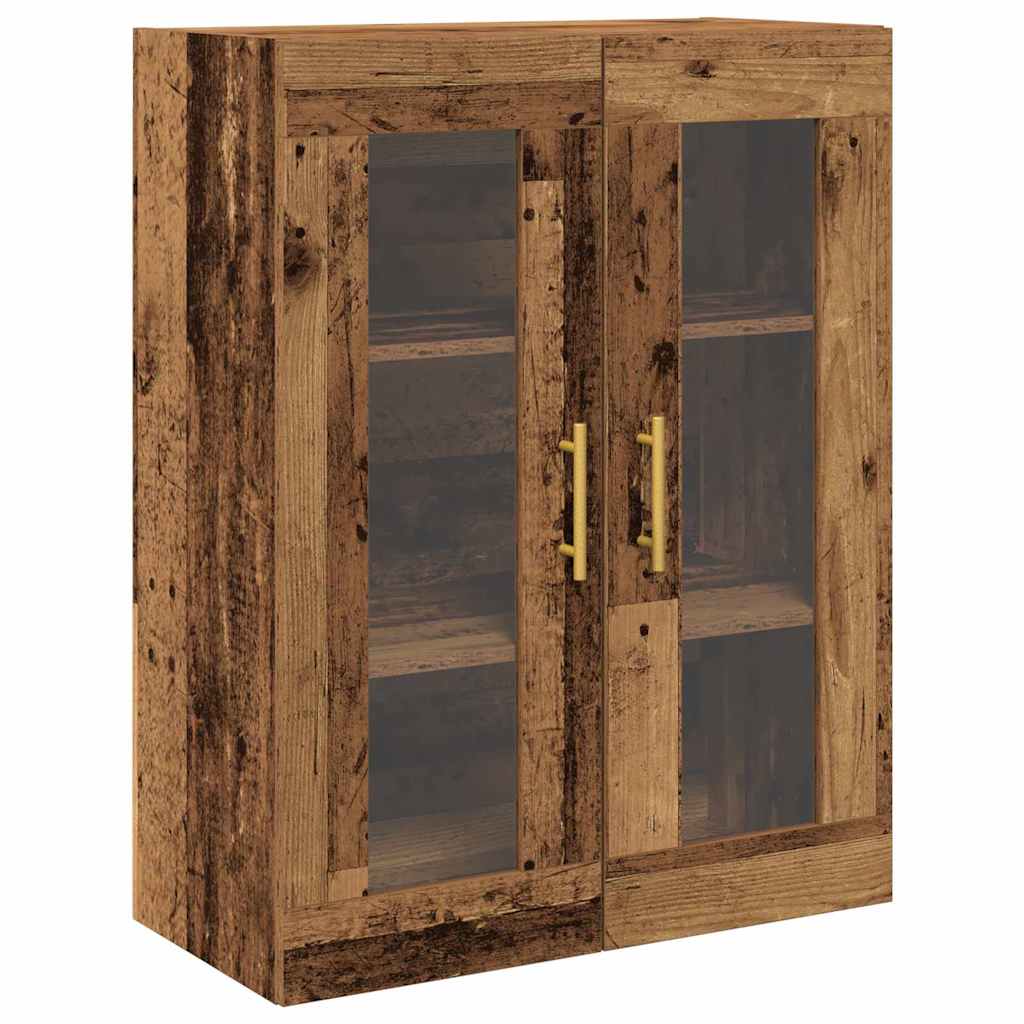 Haut Armoire avec tiroir 2 pcs Bois ancien Bois d'ingénierie - XIOS