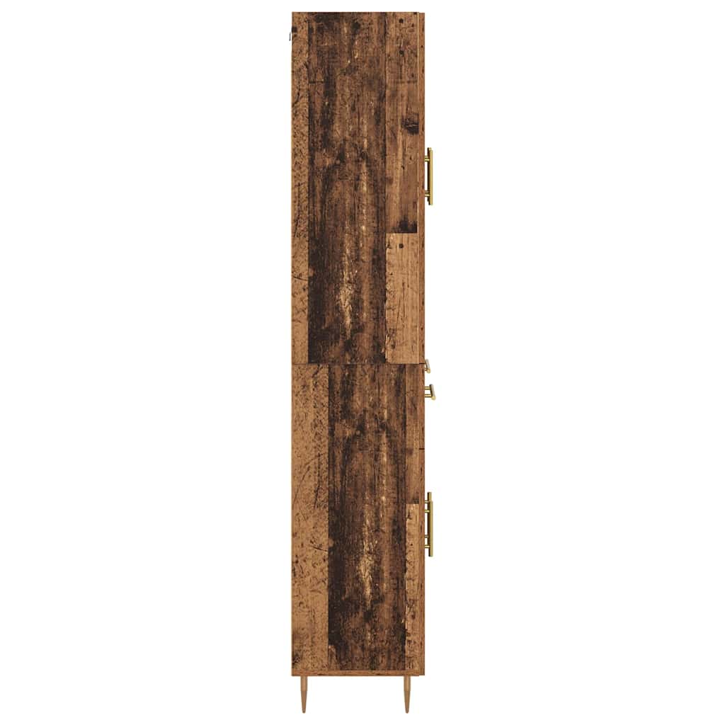Haut Armoire avec tiroir 2 pcs Bois ancien Bois d'ingénierie - XIOS