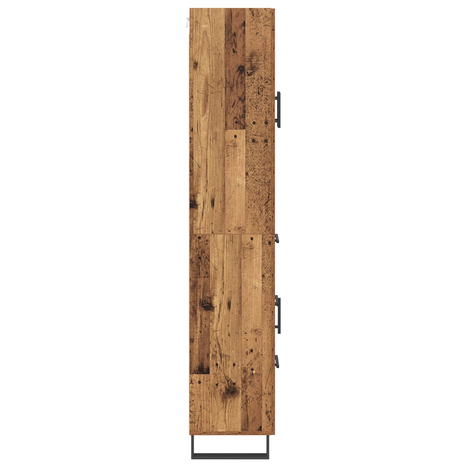 Haut Armoire 2 pc Bois ancien 69,5 x 34 x 180 cm