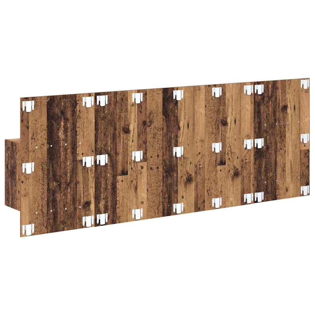 Tête de lit avec armoire 3 pcs Bois Ancien Bois d'ingénierie - XIOS