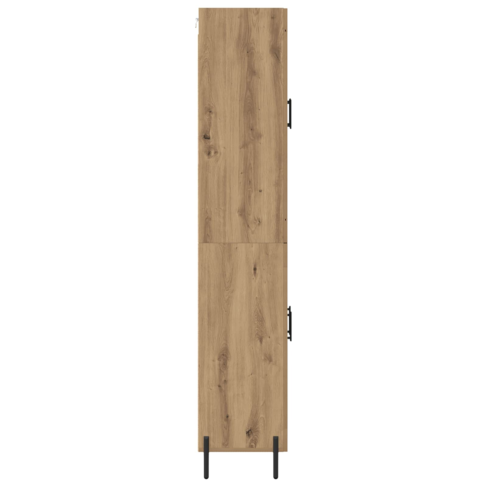 Haut Armoire 2 pcs Chêne artisanal Bois d'ingénierie - XIOS