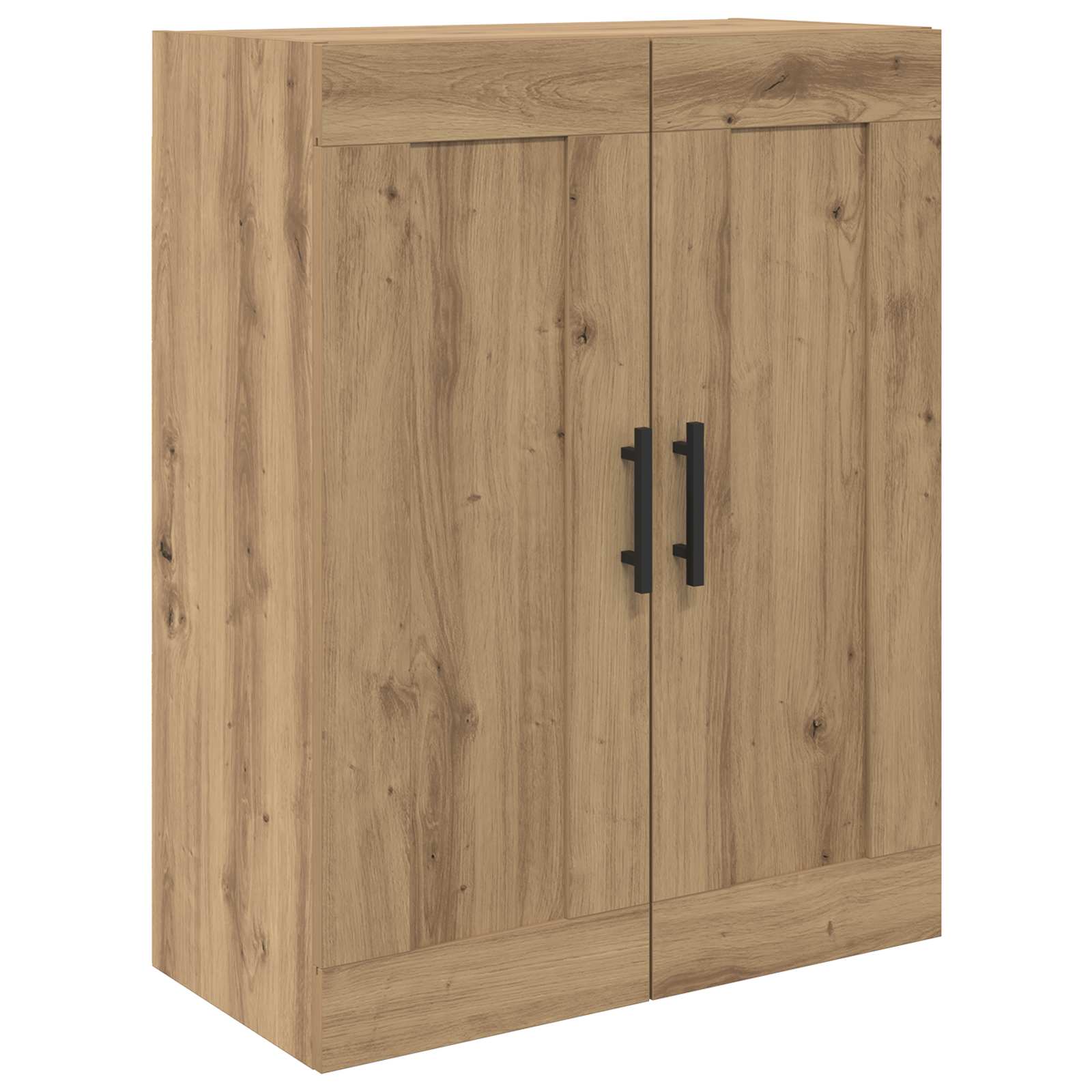 Haut Armoire 2 pcs Chêne artisanal Bois Aggloméré et Verre - XIOS