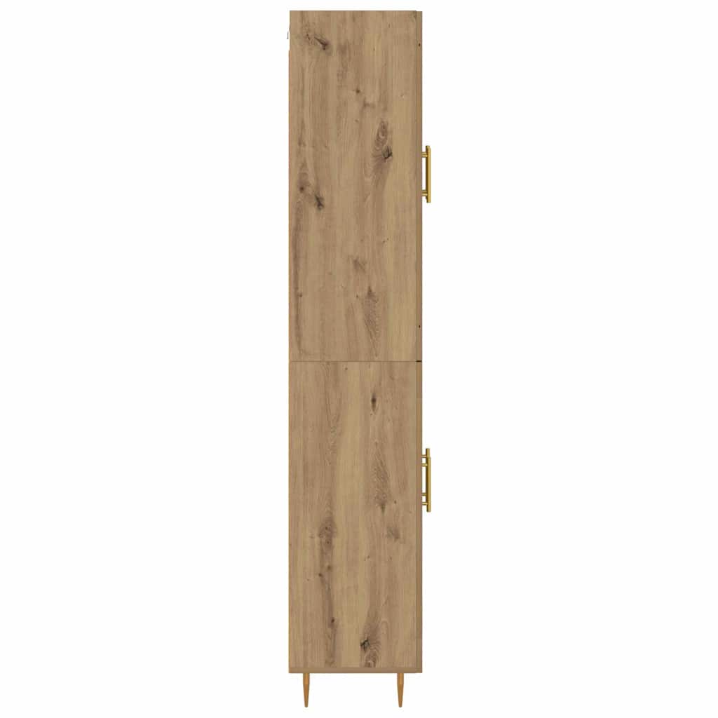 Haut Armoire Chêne artisanal 69,5 x 34 x 180 cm - XIOS